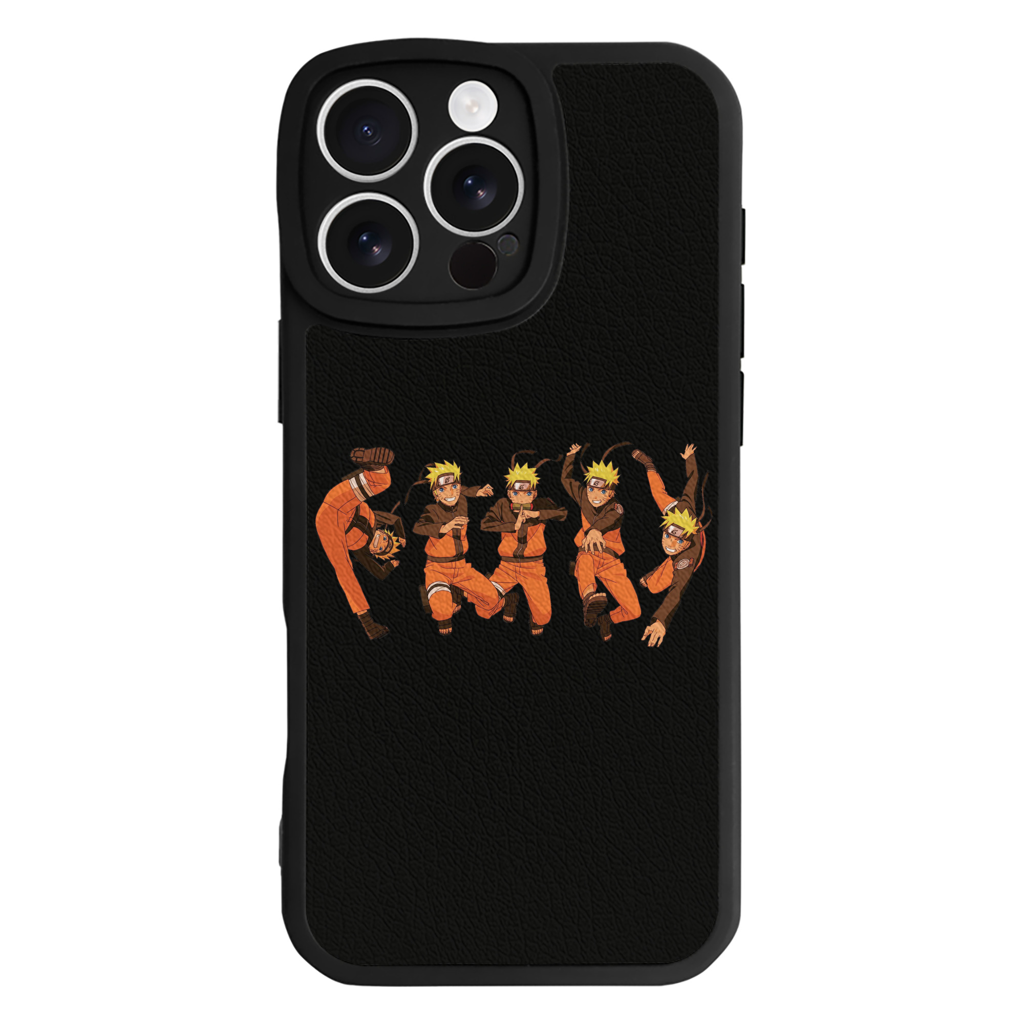 （画像用） NARUTO -ナルト- うずまき ナルト Uzumaki Naruto 【iPhone 16シリーズ対応】シリコンスマホケース（レザー調） 材質：シリコン